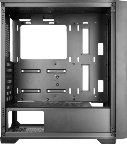 Photo de Boitier Moyen Tour ATX Mars Gaming MC-Wood avec panneau vitré (Noir/Chrome)