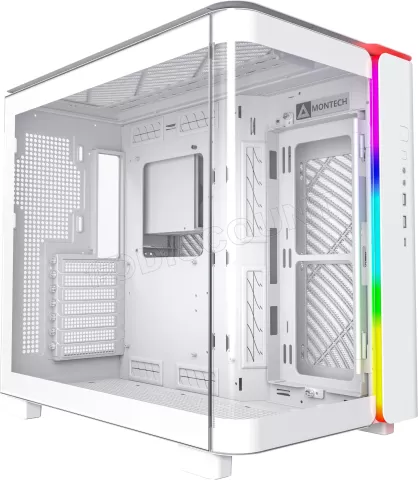 Photo de Boitier Moyen Tour ATX Montech King 95 RGB avec panneaux vitrés (Blanc)