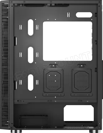 Photo de Boitier Moyen Tour ATX Montech X3 Mesh RGB avec panneaux vitrés (Noir)