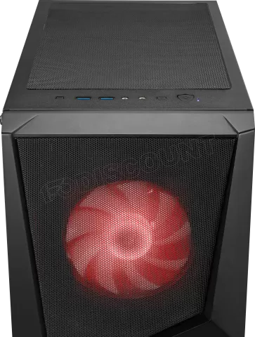 Photo de Boitier Moyen Tour ATX MSI Mag Forge 100R RGB avec panneau vitré (Noir)