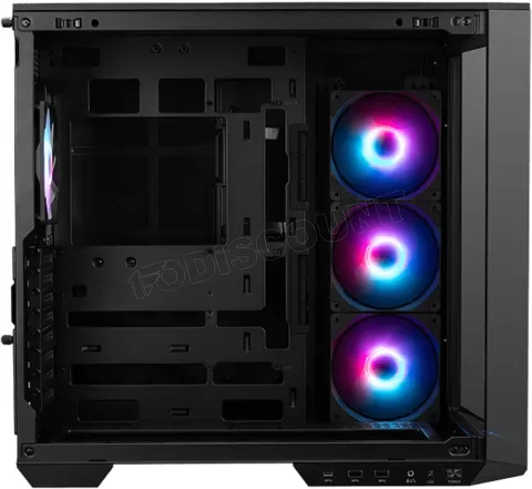 Photo de Boitier Moyen Tour ATX MSI Mag Pano 100R Project Zero RGB avec panneaux vitrés (Noir)