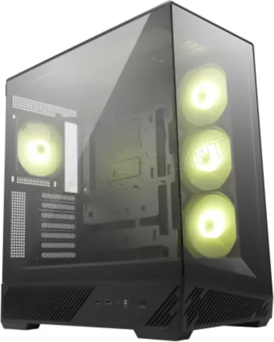 Photo de Boitier Moyen Tour ATX MSI Mag Pano 130R Project Zero RGB avec panneaux vitrés (Noir)