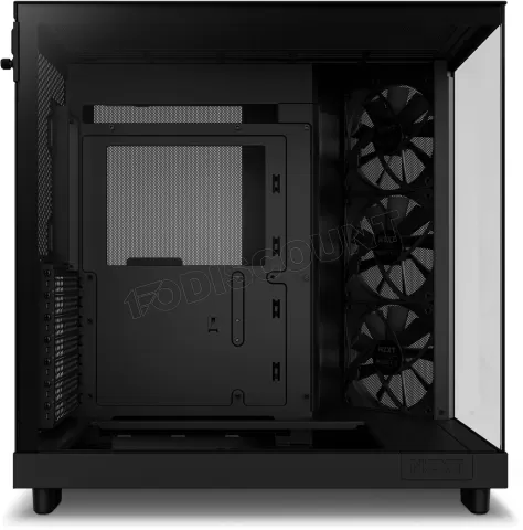 Photo de Boitier Moyen Tour ATX NZXT H6 Flow avec panneaux vitrés (Noir)