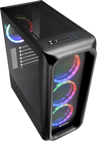 Photo de Boitier Moyen Tour ATX Sharkoon TK5M RGB avec panneau vitré (Noir)