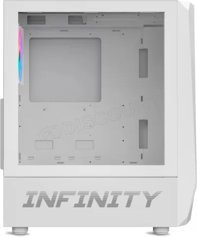 Photo de Boitier Moyen Tour ATX Spirit of Gamer Infinity RGB avec panneaux vitrés (Blanc)