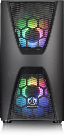 Photo de Boitier Moyen Tour ATX Thermaltake Commander C34 RGB avec panneau vitré (Noir)