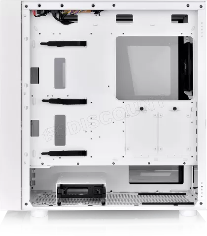 Photo de Boitier Moyen Tour ATX Thermaltake H570 RGB avec panneaux vitrés (Blanc)