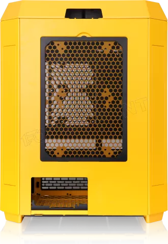 Photo de Boitier Moyen Tour ATX Thermaltake The Tower 600 avec panneaux vitrés (Jaune)