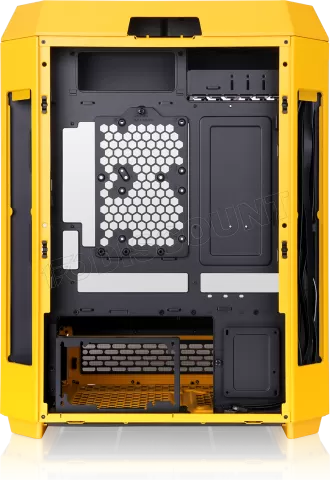 Photo de Boitier Moyen Tour ATX Thermaltake The Tower 600 avec panneaux vitrés (Jaune)