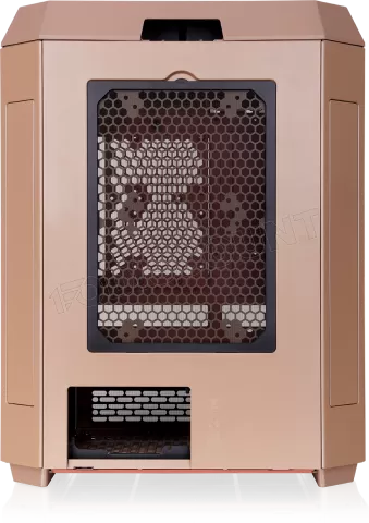 Photo de Boitier Moyen Tour ATX Thermaltake The Tower 600 avec panneaux vitrés (Marron)