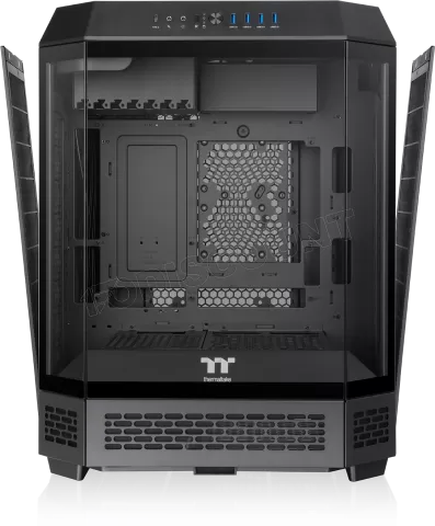 Photo de Boitier Moyen Tour ATX Thermaltake The Tower 600 avec panneaux vitrés (Noir)
