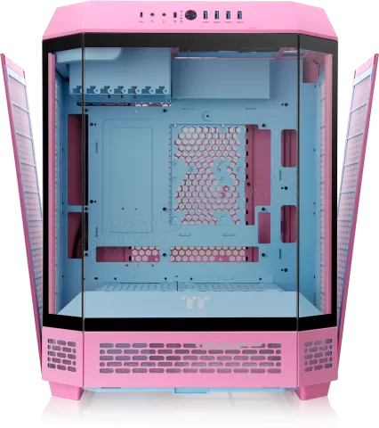 Photo de Boitier Moyen Tour ATX Thermaltake The Tower 600 avec panneaux vitrés (Rose)