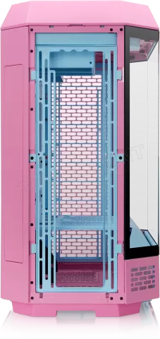 Photo de Boitier Moyen Tour ATX Thermaltake The Tower 600 avec panneaux vitrés (Rose)
