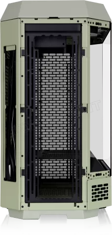 Photo de Boitier Moyen Tour ATX Thermaltake The Tower 600 avec panneaux vitrés (Vert)