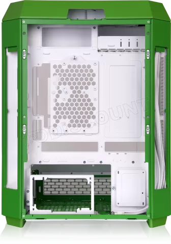 Photo de Boitier Moyen Tour ATX Thermaltake The Tower 600 avec panneaux vitrés (Vert/Blanc)