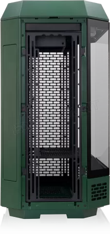Photo de Boitier Moyen Tour ATX Thermaltake The Tower 600 avec panneaux vitrés (Vert/Noir)
