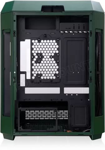 Photo de Boitier Moyen Tour ATX Thermaltake The Tower 600 avec panneaux vitrés (Vert/Noir)