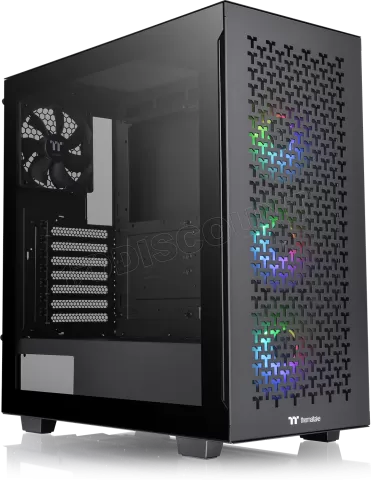 Photo de Boitier Moyen Tour ATX Thermaltake V350 TG Air RGB avec panneau vitré (Noir)