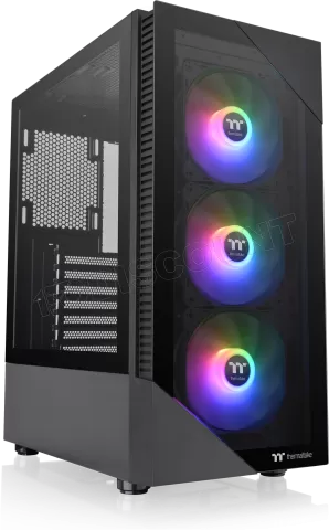 Photo de Boitier Moyen Tour ATX Thermaltake View 200 TG RGB avec panneau vitré (Noir)