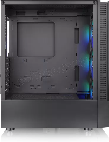 Photo de Boitier Moyen Tour ATX Thermaltake View 200 TG RGB avec panneau vitré (Noir)