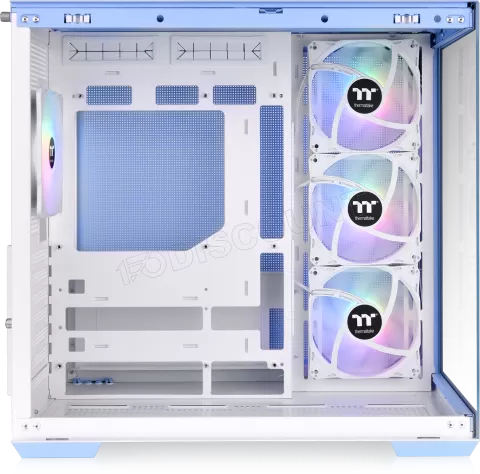 Photo de Boitier Moyen Tour ATX Thermaltake View 380 TG RGB avec panneau vitré (Bleu)