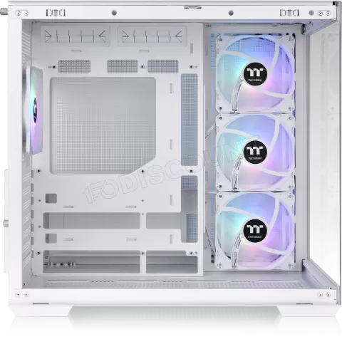 Photo de Boitier Moyen Tour ATX Thermaltake View 380 TG RGB avec panneaux vitrés (Blanc)