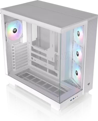 Photo de Boitier Moyen Tour ATX Thermaltake View 380 XL TG RGB avec panneaux vitrés (Blanc)