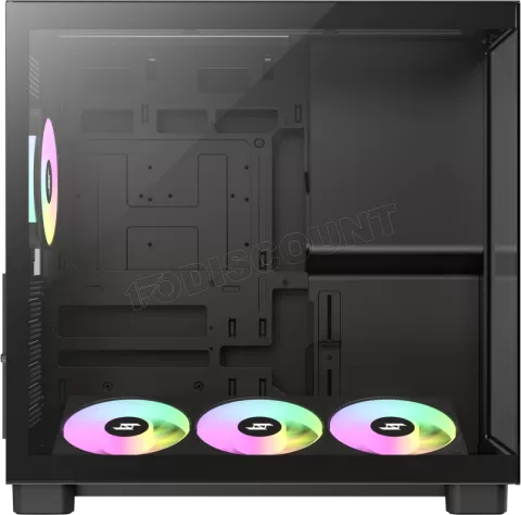 Photo de Boitier Moyen Tour ATX Xeron Nex C53 RGB avec panneaux vitrés (Noir)