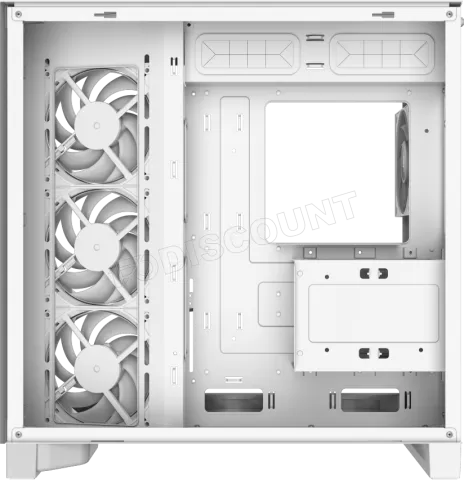 Photo de Boitier Moyen Tour ATX Xeron Nex C56 RGB avec panneaux vitrés (Blanc)