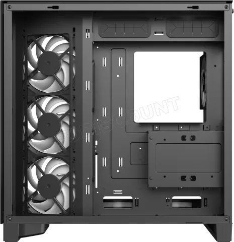 Photo de Boitier Moyen Tour ATX Xeron Nex C56  RGB avec panneaux vitrés (Noir)