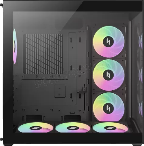 Photo de Boitier Moyen Tour ATX Xeron Nex C56  RGB avec panneaux vitrés (Noir)
