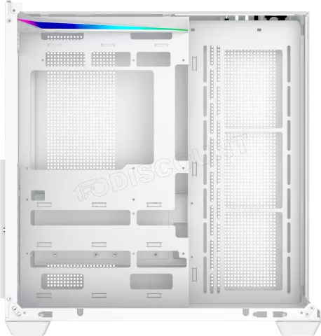 Photo de Boitier Moyen Tour ATX Xigmatek Aqua V RGB avec panneaux vitrés (Blanc)