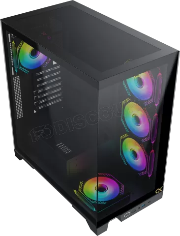 Photo de Boitier Moyen Tour ATX Xigmatek Endorphin Ultra RGB avec panneaux vitrés (Noir)