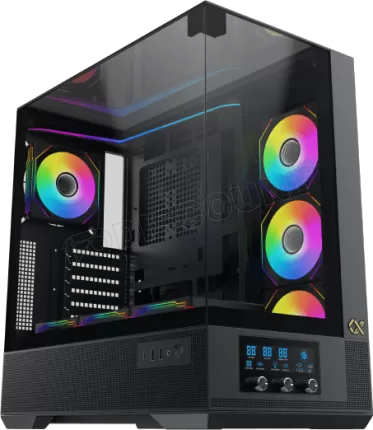 Photo de Boitier Moyen Tour ATX Xigmatek Vision RGB avec panneaux vitrés (Noir)