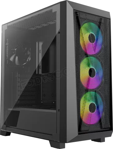 Photo de Boitier Moyen Tour ATX Xilence Xilent X RGB avec panneau vitré (Noir)