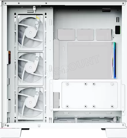 Photo de Boitier Moyen Tour ATX XYZ Neutron X  RGB avec panneaux vitrés (Blanc)