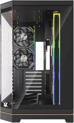 Photo de Boitier Moyen Tour ATX XYZ Neutron X RGB avec panneaux vitrés (Noir)