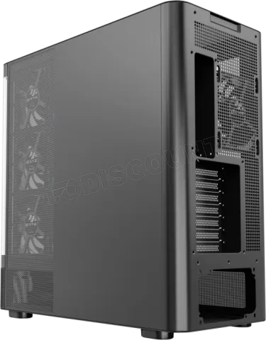 Photo de Boitier Moyen Tour ATX XYZ Quantum RGB avec panneaux vitrés (Noir)