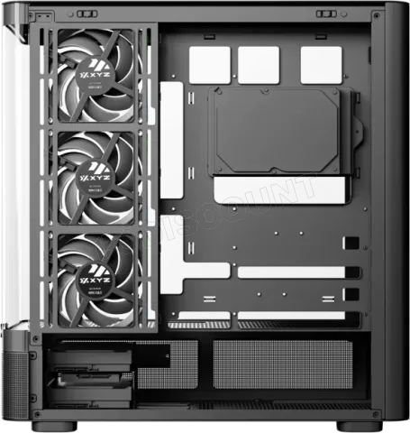 Photo de Boitier Moyen Tour ATX XYZ Quantum RGB avec panneaux vitrés (Noir)