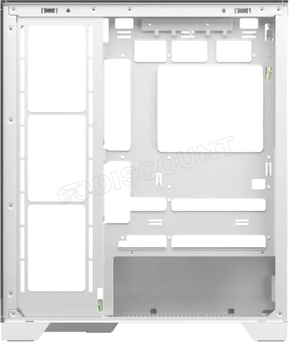 Photo de Boitier Moyen Tour ATX XYZ Trifecta RGB avec panneaux vitrés (Blanc)