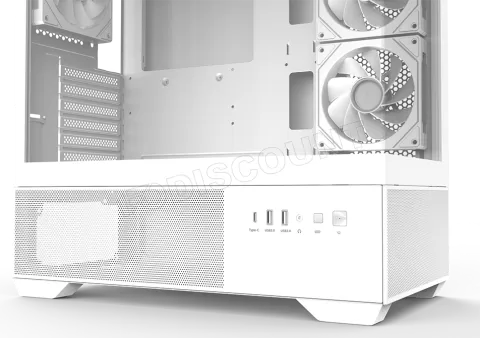 Photo de Boitier Moyen Tour ATX Zalman Chronix v2 avec panneaux vitrés (Blanc)