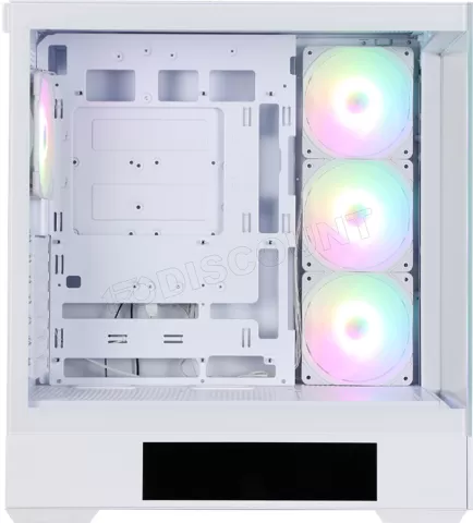 Photo de Boitier Moyen Tour ATX Zalman P40 DS RGB avec panneaux vitrés (Blanc)