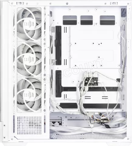 Photo de Boitier Moyen Tour ATX Zalman P40 DS RGB avec panneaux vitrés (Blanc)