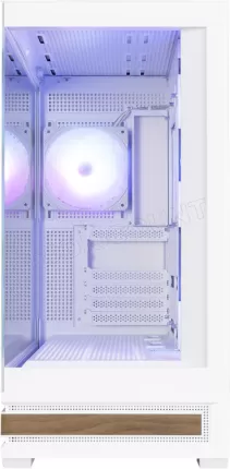 Photo de Boitier Moyen Tour ATX Zalman P40 Namu RGB avec panneaux vitrés (Blanc)