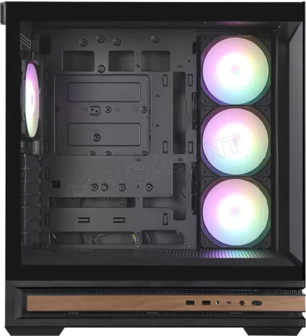 Photo de Boitier Moyen Tour ATX Zalman P40 Namu RGB avec panneaux vitrés (Noir)