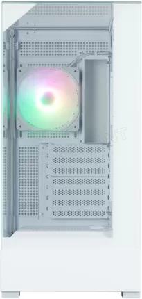 Photo de Boitier Moyen Tour ATX Zalman P40 Prism RGB avec panneaux vitrés (Blanc)