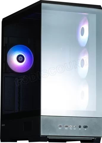 Photo de Boitier Moyen Tour ATX Zalman P50 DS RGB avec panneaux vitrés (Noir)