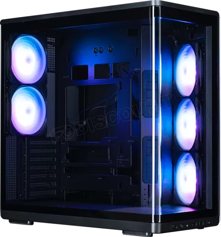 Photo de Boitier Moyen Tour ATX Zalman P60 ARGB avec panneaux vitrés (Noir)