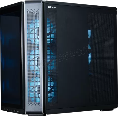 Photo de Boitier Moyen Tour ATX Zalman P60 ARGB avec panneaux vitrés (Noir)
