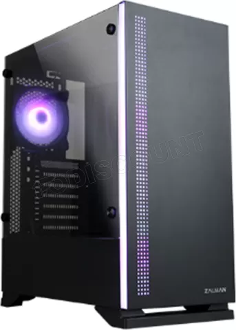 Photo de Boitier Moyen Tour ATX Zalman S5 RGB avec panneaux vitrés (Noir)